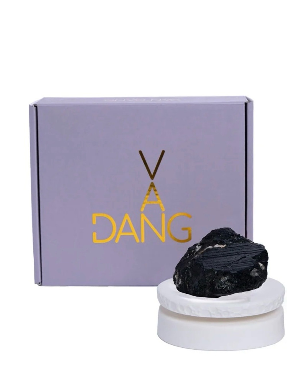 VANDANG Black Tourmaline +Pedestal The Crystal Meditation Set